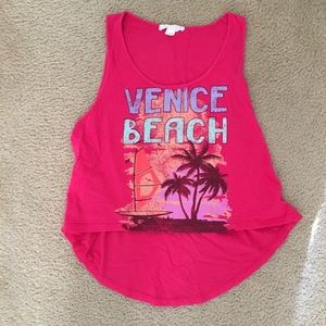 Forever 21 High-Low Venice Beach Muscle Tank Top